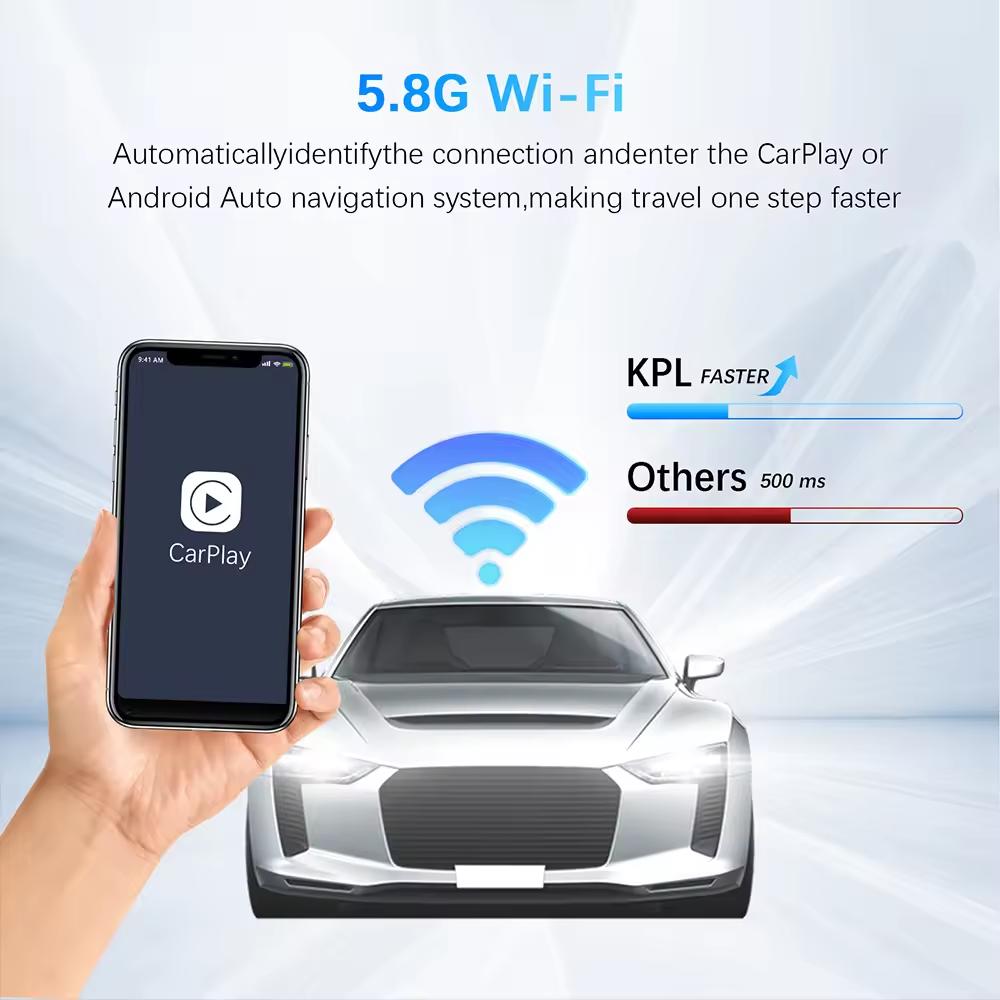 Wireless CarPlay & Android Auto Adapter Auto Connect Car Intelligent Systems Carplay Ai Box For VW Toyota Nissan Honda Ford Benz