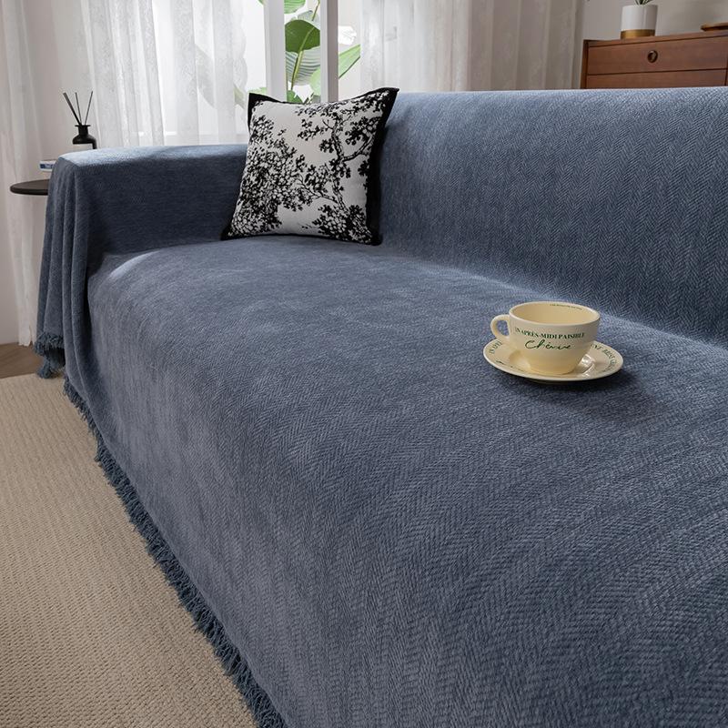 

Чехол для дивана с узором «елочка», тканевый чехол для дивана, подушка для четырех сезонов, универсальный высокий смысл, универсальный чехол с полным покрытием, одеяло 180*130cm