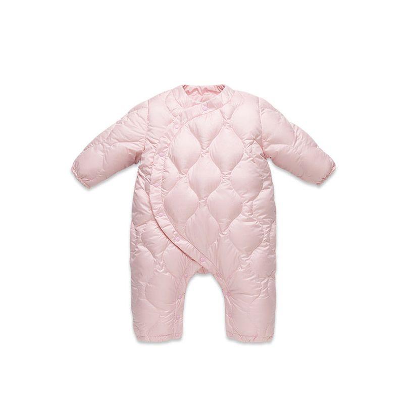 Baby Lightweight Down Jacket, Warm Down Liner Romper for Infants, Unisex Baby Outdoor Wear, One-Piece Crawling Suit