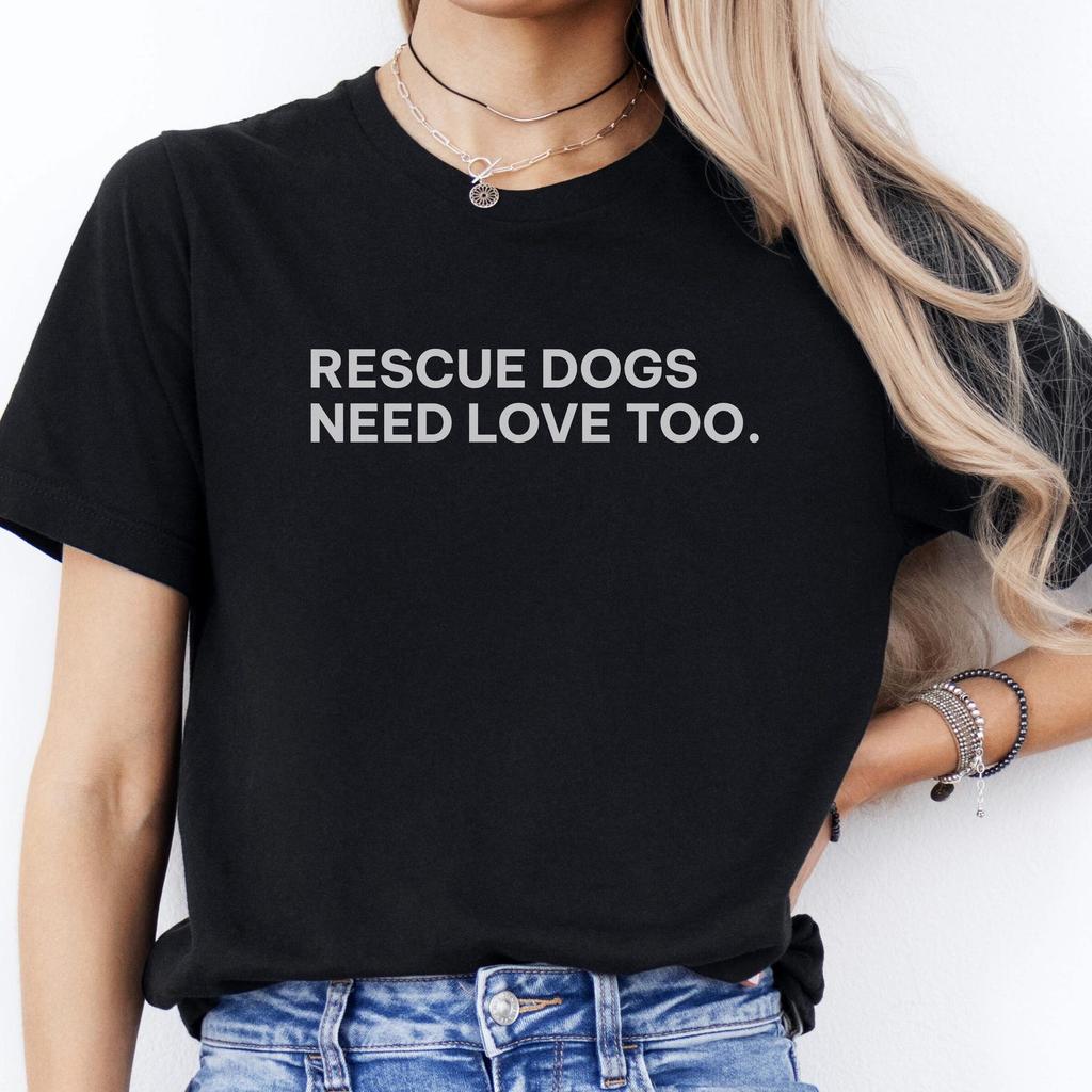 Adopt Rescue Dog Shirt: Dog Lover Gift, Veterinarian Tee