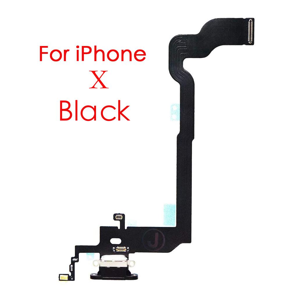 Charging Port Dock Flex Cable For iPhone X XR XS Max USB Charger Connector With Microphone Replacement