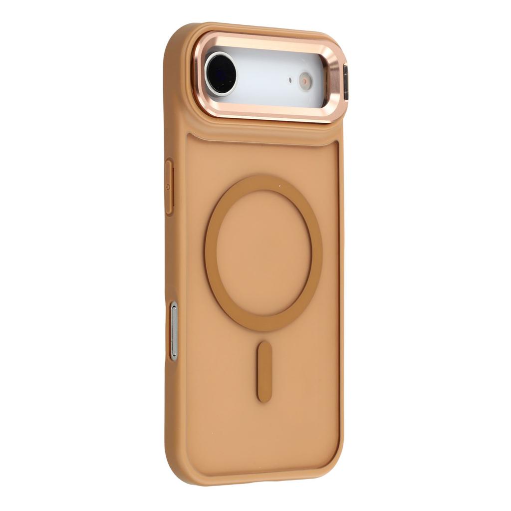 For iPhone Air Case Compatible with MagSafe Lens Kickstand TPU + PC Matte Phone Cover