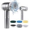 Electric Cleaning Brush Set Portable Cordless Electric Spin Scrubber Waterproof 3 Speeds Digital
