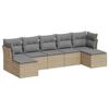 VidaXL Garden Lounge Set with Cushions 7 Pcs, Sofas with Adjustable Feet, Outdoor Furniture Set Patio Terrace, 3249868