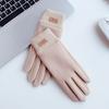 Warm Gloves for Women's German Velvet Plus Velvet Thickened Electric Vehicle Outdoor Cycling Sports Windproof Touch Screen Autumn and Winter Gloves