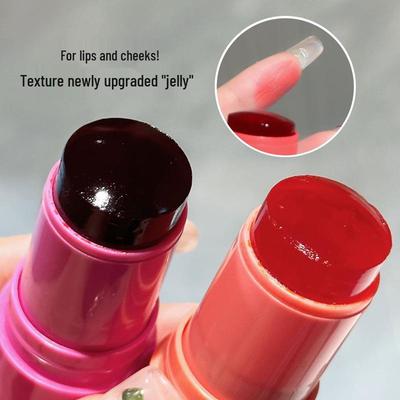 HERORANGE Stick Blush Gelée Cœur: Contourer, Illuminer et Unifier le Teint pour les Lèvres et les Joues