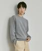 210EDIT Unisex Soft Knit Round Neck [Melan Grey]_Zz4Sw070