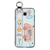 Soft Case Protective Phone Case For Samsung Galaxy J510/J5 2016/J5108 Wrist Strap Cartoon Cute Back Cover Silicone Ring