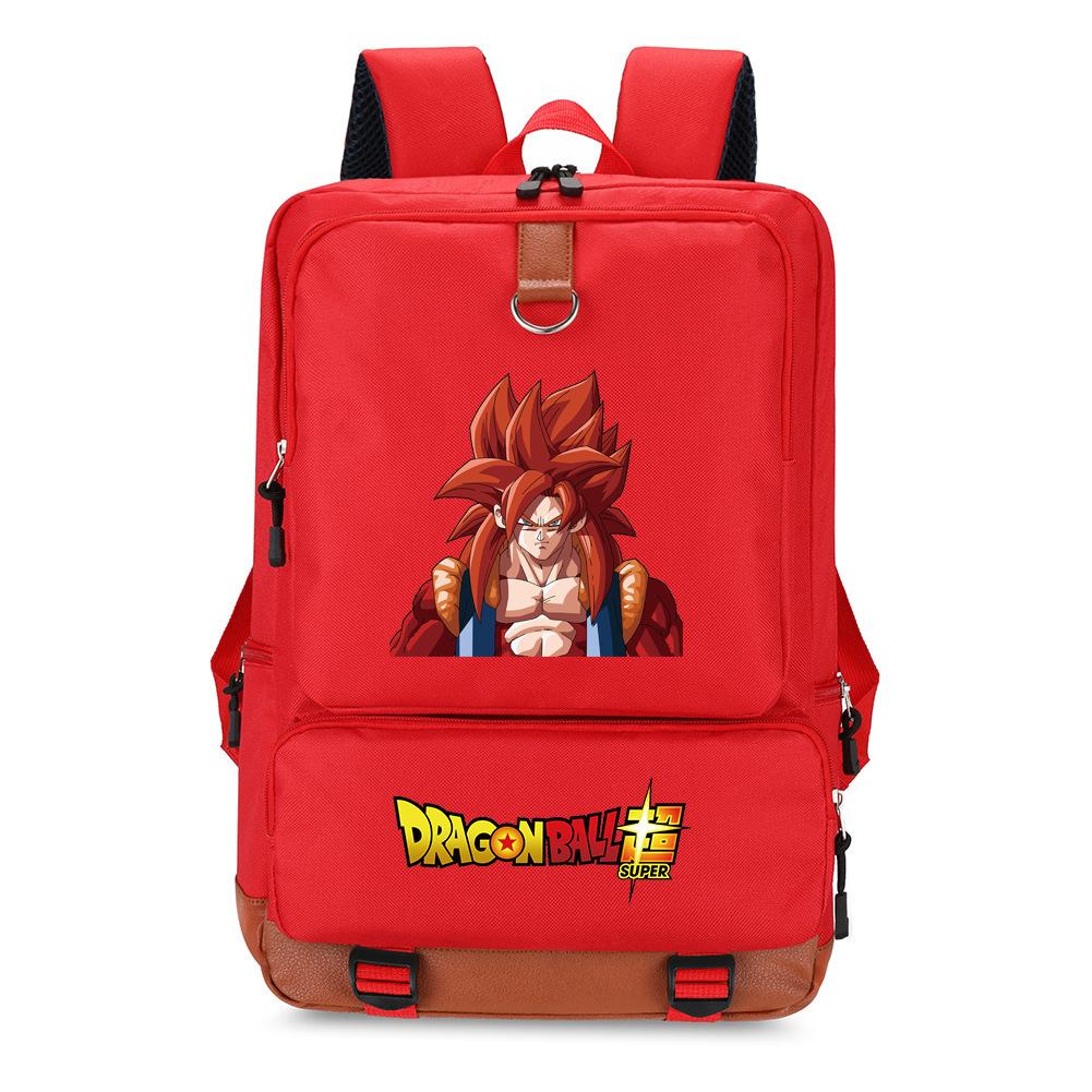 Cartoon Animation Dragon Ball Schoolbag Backpack Student Schoolbag Men'S And Women'S Travel Bag Computer Bag