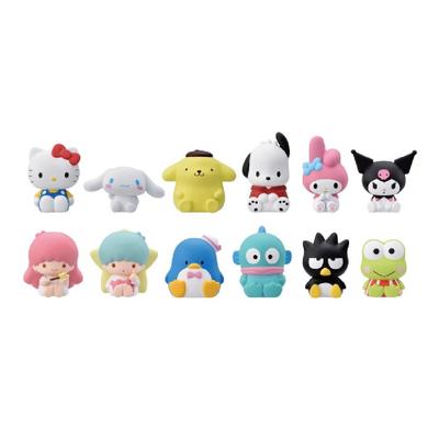 Ensky Mascote de Marionete de Vinil Macio de Personagens Sanrio Produto em Caixa Aprox.. H35-55mm Feito de PVC