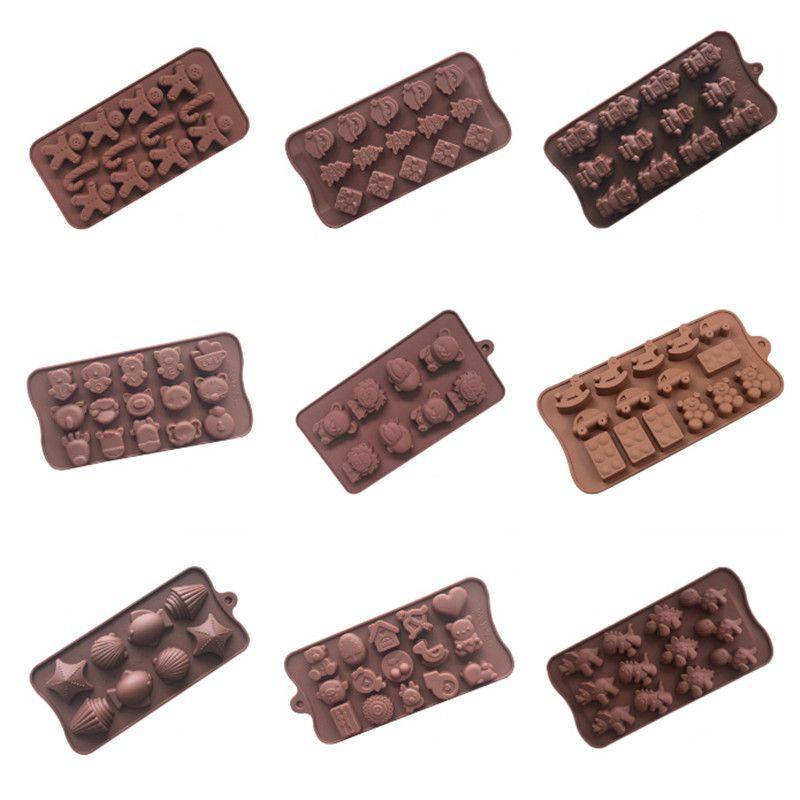 Christmas Silicone Cake Chocolate Moulds For Creative Baking And Decorating Delight