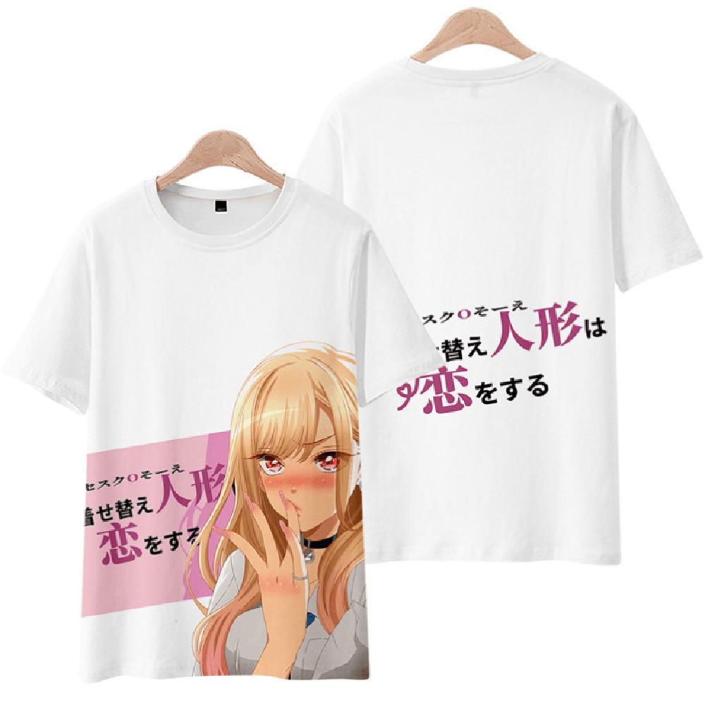 Anime Manga My Dress Up Darling Trička 3D tisk Muži Žena Tričko pro volný čas Streetwear Nadměrná velikost Harajuku Dětské topy Trička Oblečení