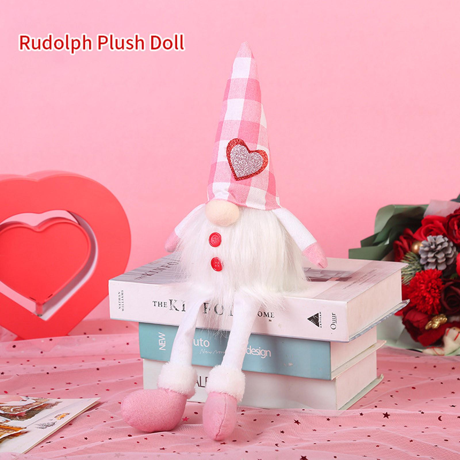 

Holiday Decorations Valentine s Day Decorations Rudolph Doll Faceless Doll