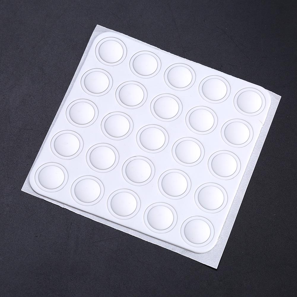 1 x 25Pcs Nail Color Button UV Gel Polish Display Label Sticker Adhesive Paster