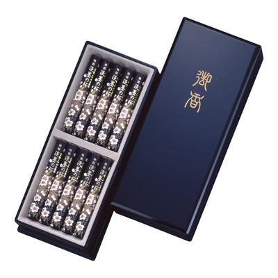 Uno Incense Specially Selected Light Ink Cherry Painted Short Size 10 Incense Nippon Made In Cherry Blossom Low New Bon Mourning Condolences Chiyo's