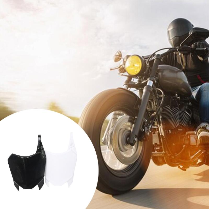 High Visibility Motorcycle Race Plate Durability Construction Easy Customization Off Roading Use Fit for CRF250R CRF450R