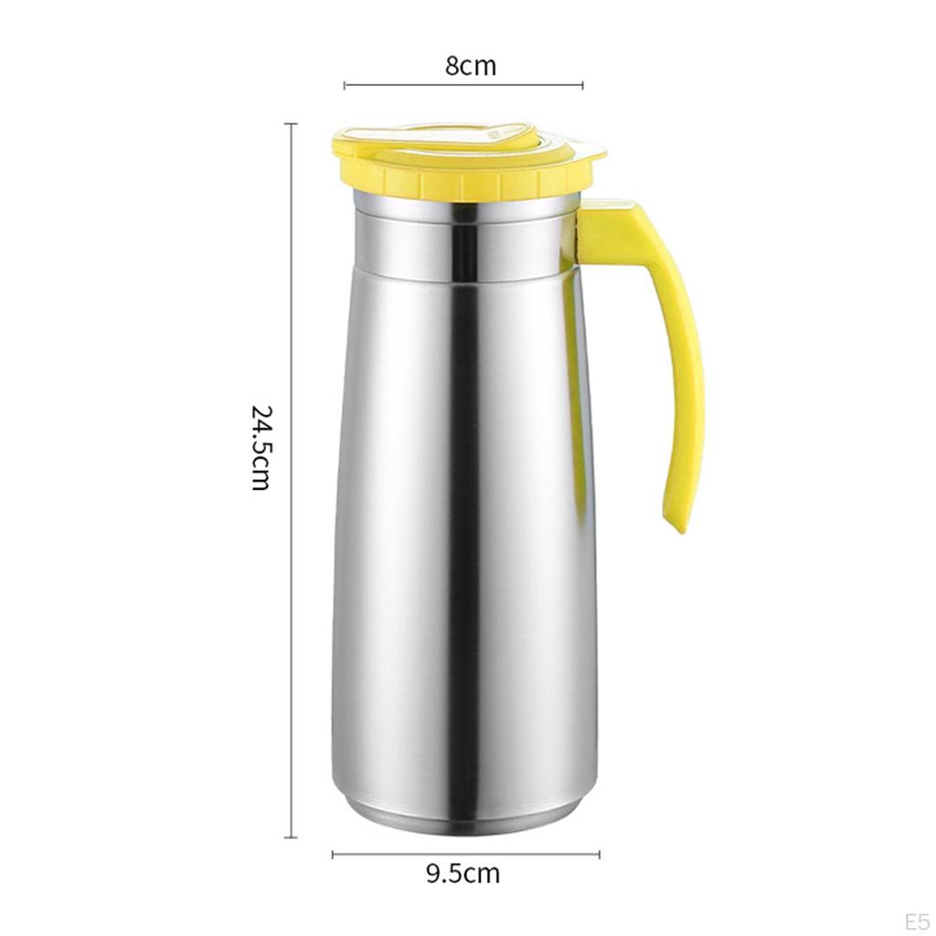 1.3L Reusable Carafe with Handle for Cold Beverages and Kitchen Use