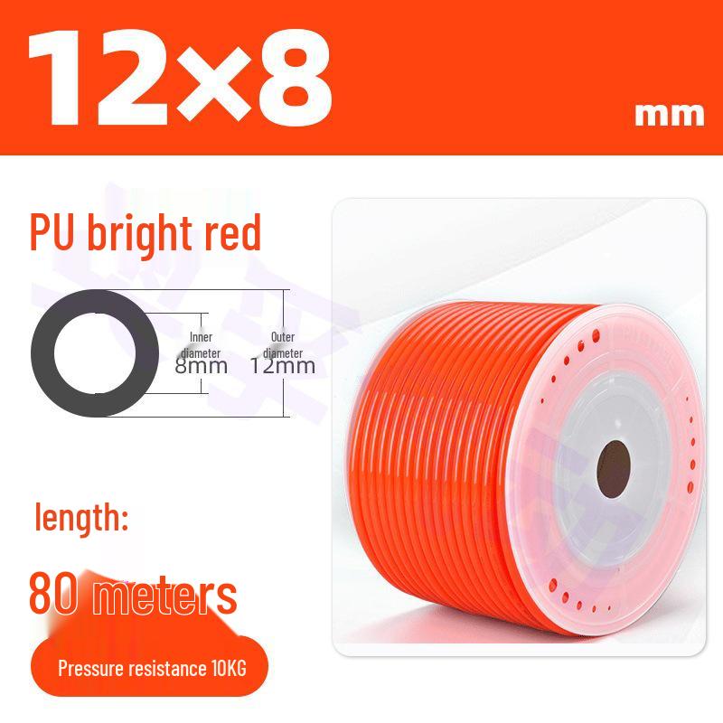 Transparent PU Air Hose for Compressors: Sizes 3-22mm