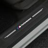 4ks Ochrana prahu auta Transparentní Dekorativní M LOGO Odznak 3D Samolepka Pro BMW M Performance E36 E46 E60 E90 E91 E92 E93 F30 F20 X1 X3 X5 X6 X7