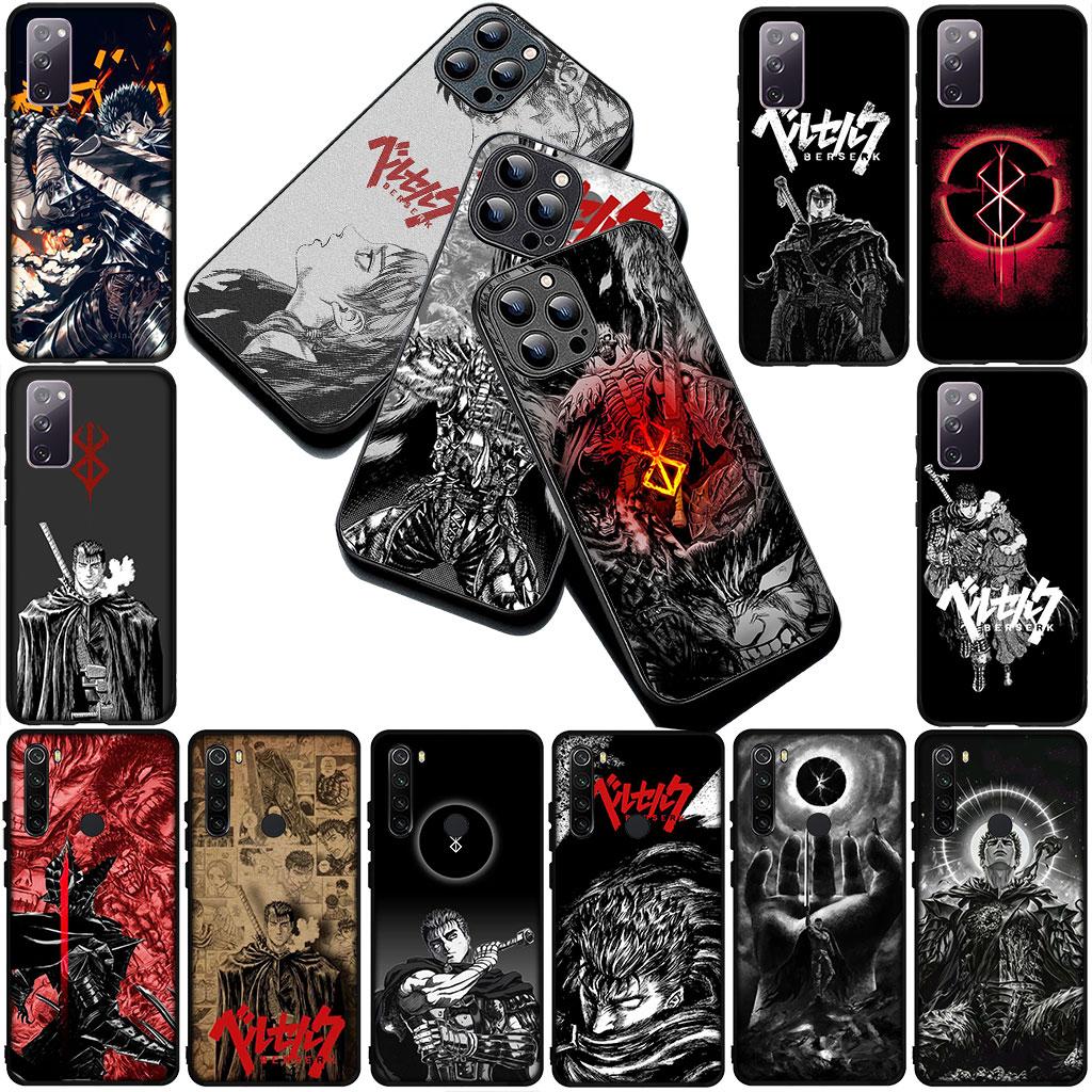 Berserk Cartoon Guts Phone Cover Soft Case for OPPO A18 A16 A80 A40 A17 A15 A38 A78 A79 A54 A57 A58 A60 4G 5G Casing