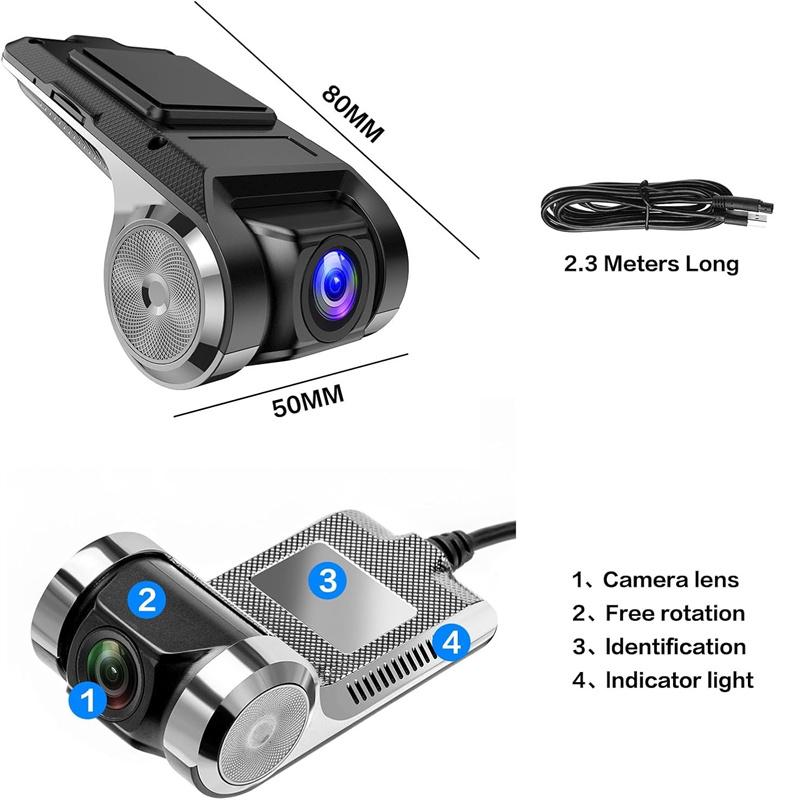 Mini Car Dvr Camera Dashcam For Android Usb Video Registrator G-Sensor Night Vision With Adas G-Sensor Night Vision