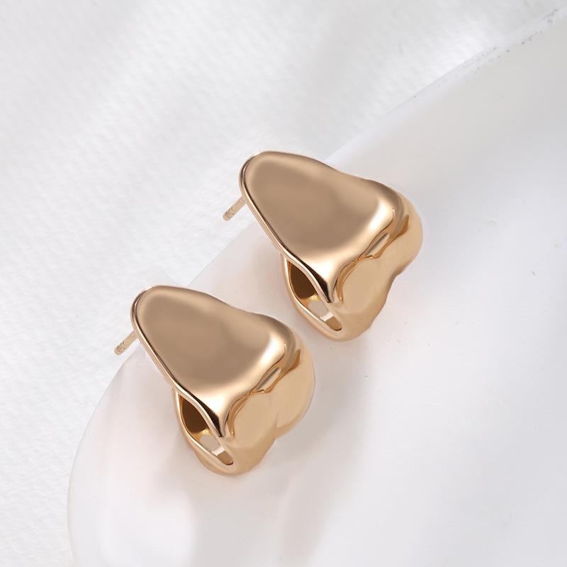 Smooth Twisted Irregular Earrings