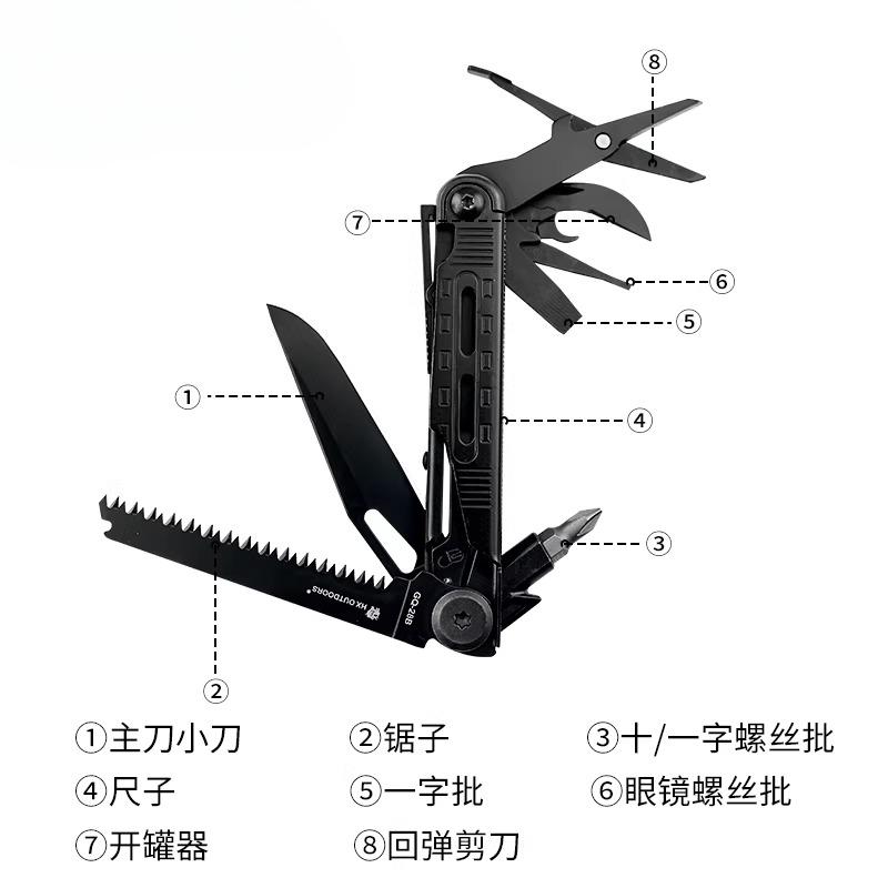 New Multifunctional EDC Bottle Opener Kit Portable Outdoor Camping Manual Equipment
