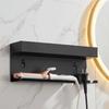 Wall Mounted Curling Iron Storage Rack No Drill Hair Tool Holder  Apartment Use