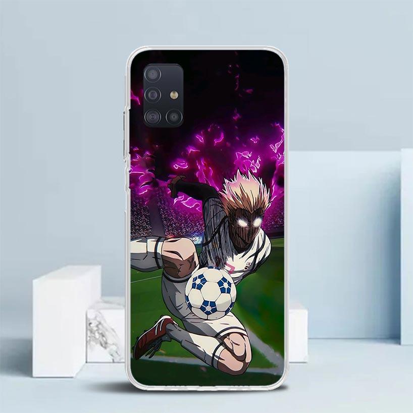 Blue Lock Shidou Ryusei Soft Cover for Samsung Galaxy A12 A22 A32 A52 A72 A02S Phone Case Note 20 Ultra 10 S10 Plus A51 A71 A50S