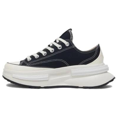 Run Star Legacy Trendy Lace-up Durable Lightweight Low-Top Espadrilles Unisex Black & White