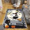 1Pc Pumpkin Parade Moonlight Rug Office Carpet Indoor Outdoor Doormat Nonslip Soft And Comfortable Living Room Christmas Halloween Gift D918101