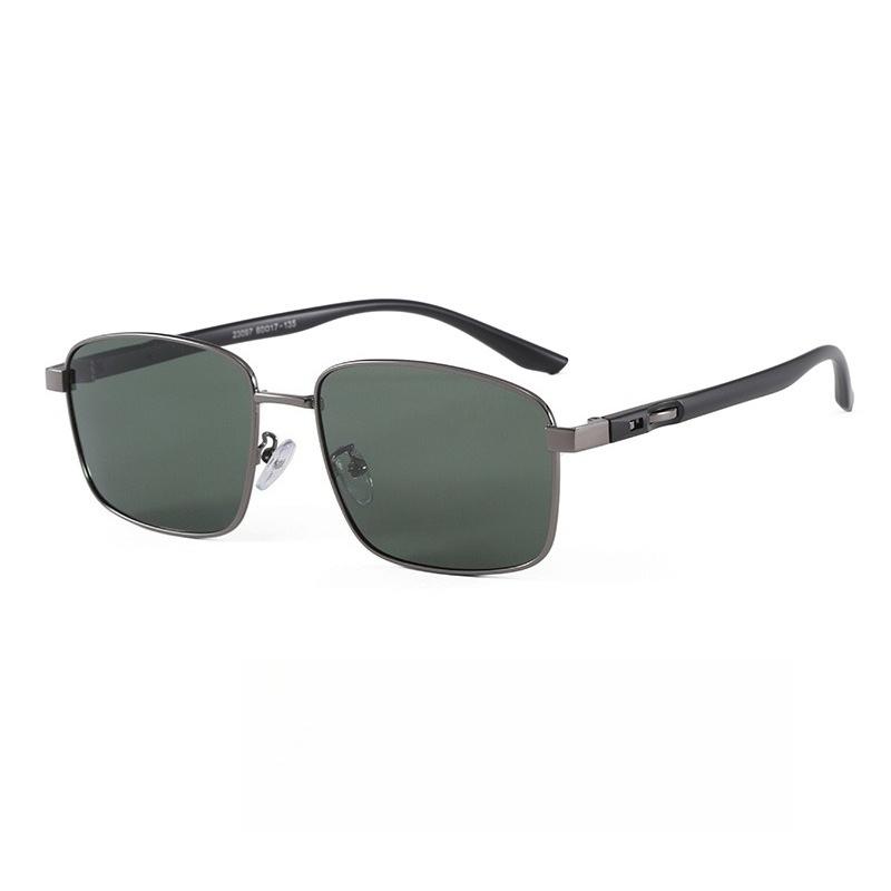 Herren Quadratischer Rahmen Polarisierte Sonnenbrille, UV400 Anti-UV Minimalistisch Mode Brillen Klassische Fahr-Polarisierte Brillen