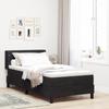 vidaXL Box Spring Bed with Mattress Black 100x200 Cm Velvet 3341404