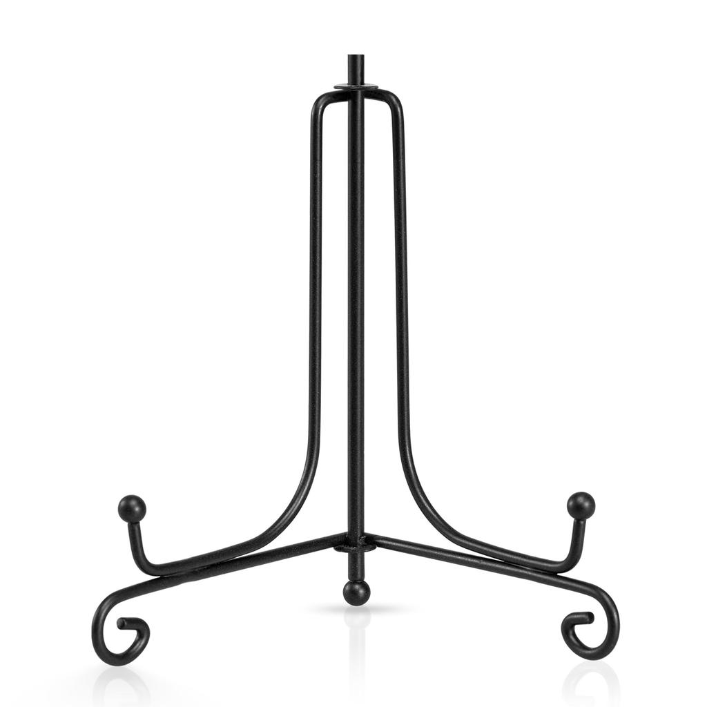Artliving Plate Stands for Display, 4 Inch Black Iron Easel Plate Display Photo Holder Stand, Displays Picture Frames, Decorative Plates