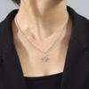 Celtic-Knot Pendant Clavicle Chain Unique Witch Knot Necklace for Women Birthday