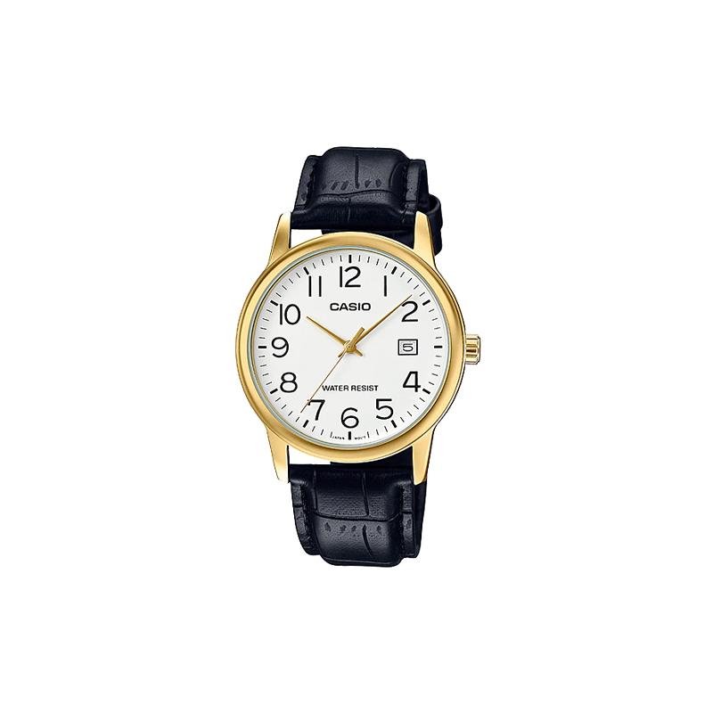 

Casio CASIOSTANDARD series is simple and versatile, quartz movement, leather strap, Japanese and Korean watches, women s watches, MTP-V002GL-7B2D