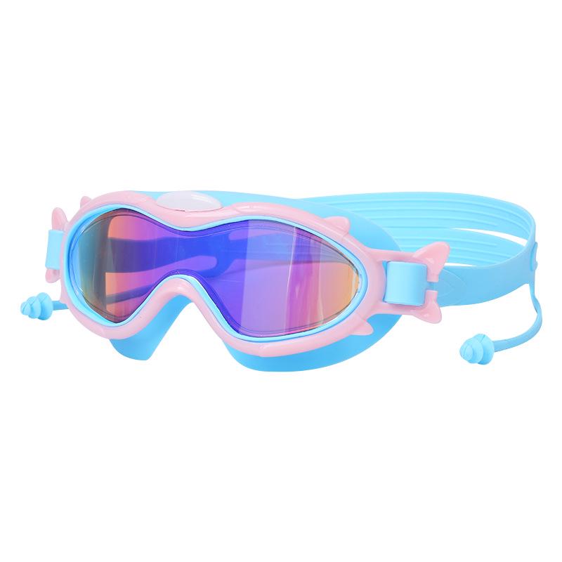 Children's HD Waterproof Anti-Fog Large Frame Swim Goggles