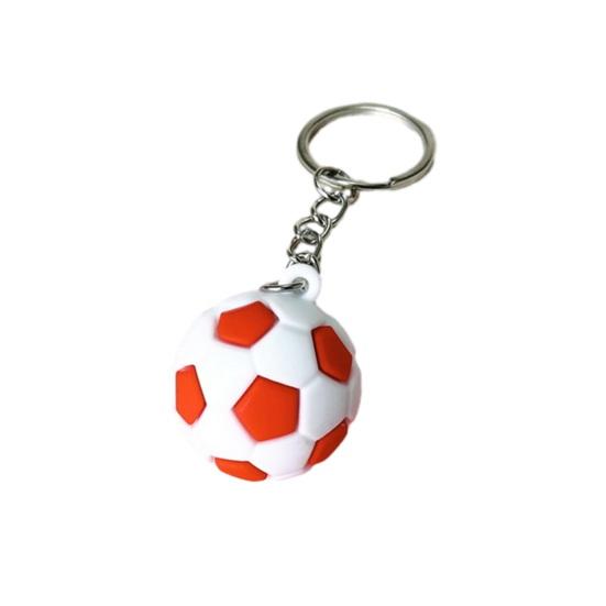 Compact Lightweight Keychain Pendant, Football Shape Key Holder, Smooth Surface Portable Fan Gift Accessory