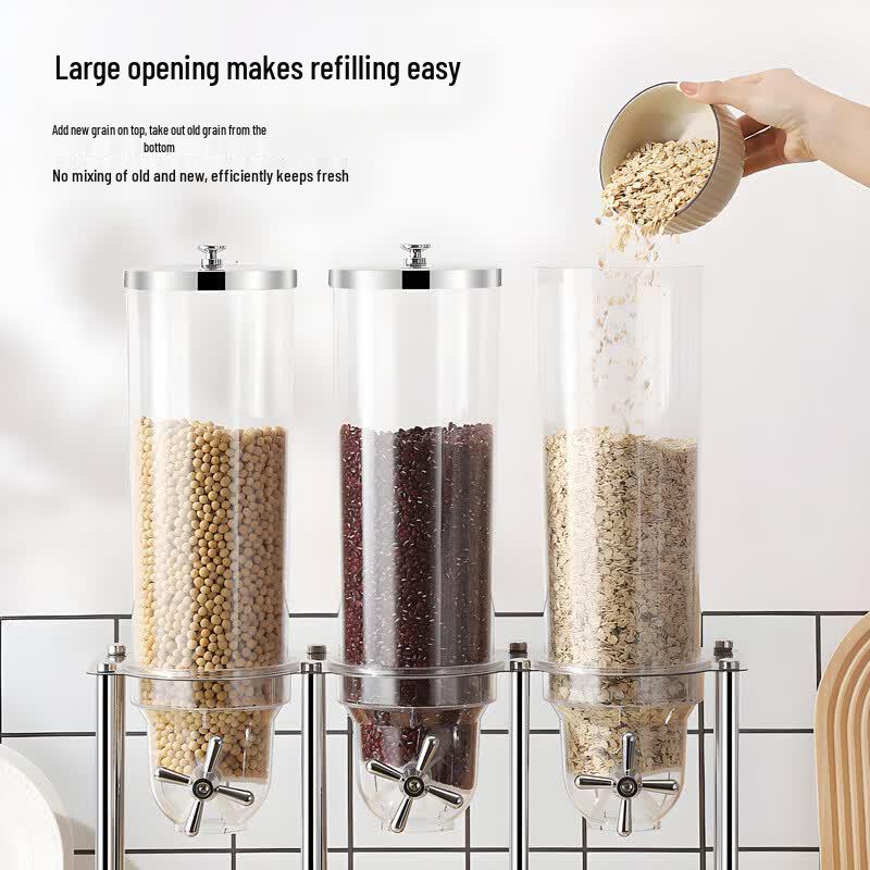Stainless Steel Cereal and Grain Dispenser