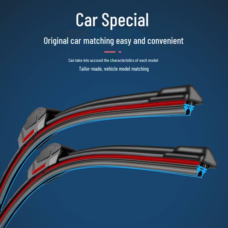 Double-Layer Rubber Wiper Blade Compatible with Yongyuan A380 Falcon Five-Star Boneless Model
