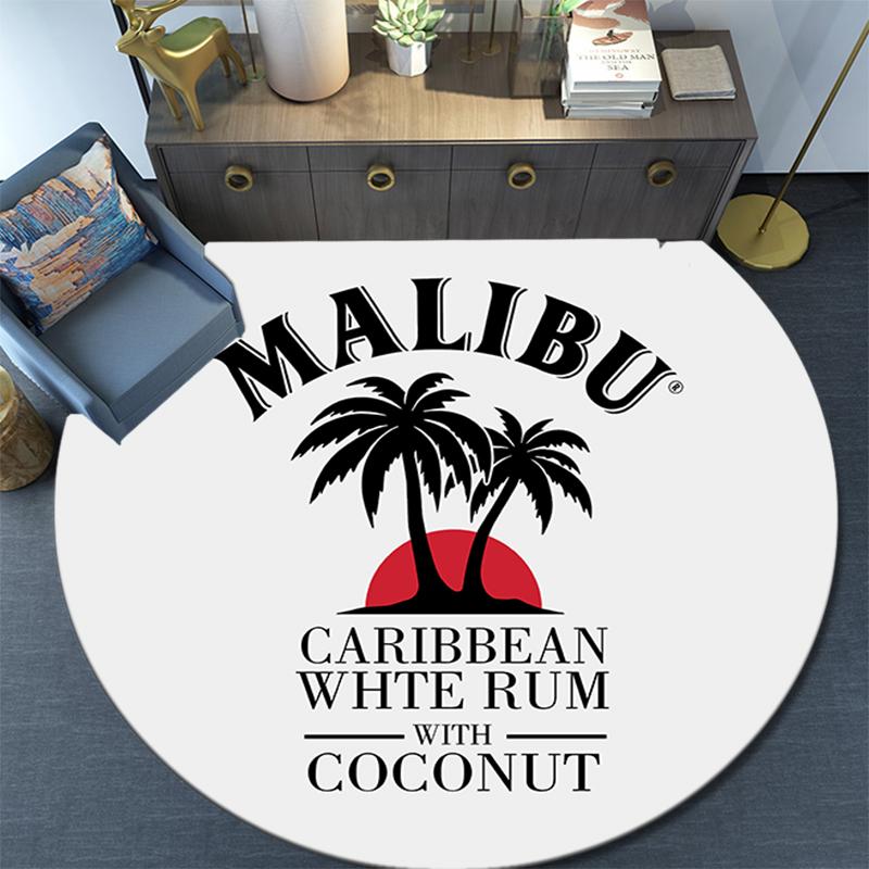 Cartoon Print Round Area Rug,Carpet Rug for Living Room Bedroom Sofa Playroom Decor,Non-slip Floor Mat