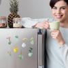 8 Small Vase Magnets, Small Ceramic Vase Refrigerator Stickers, 3D Ceramic Vase Cute Plant Vase Refrigerator Stickers For Kitchen And Decoration