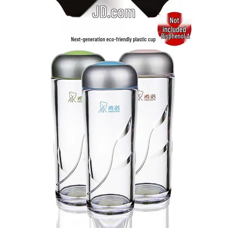 Xino Insulated Double-Layer Borosilicate Glass Tea Bottle