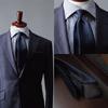 [Y&TAILOR] Krawatte [Quattro Piege] Paisley-Twill, doppelseitig, dreifach gefaltet, handgerollt, 100 % Seide, Marke Kyoto Tango, hergestellt in Japan, Y&TAILOR (Doppelt