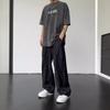 Pantalones vaqueros holgados streetwear para hombre Moda coreana Sueltos Rectos Pierna ancha Ropa de marca para hombre Pantalones