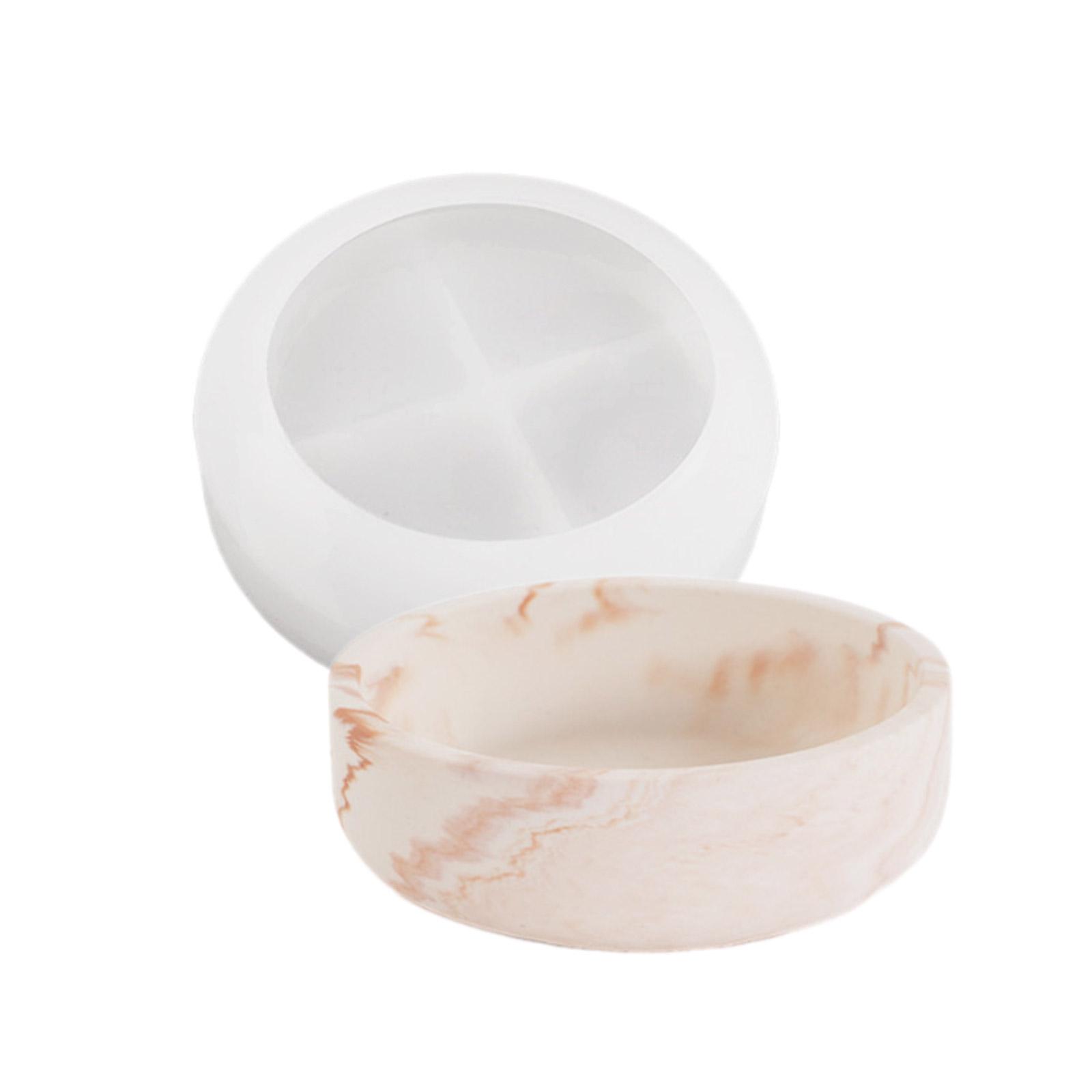 Irregular Bowl Candle Cup Molds Craft Plaster Molds Flowerpots Silicone Mould Epoxy Resin Molds  for Table Decoration