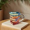 Books Drinking Container Wear Resist Unique Handmade Drink Cup Multi-Purpose Creative Book-Shaped Drinkware for Friends Gift