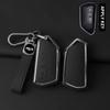 Metal Genuine Leather Auto Key Fob Cover Case Fit For Vw Volkseagen Golf 8 Mk8 Id.3 Id.4 Cupra Skoda Octavia A8 Seat Leon Mk4 Formentor Tarraco