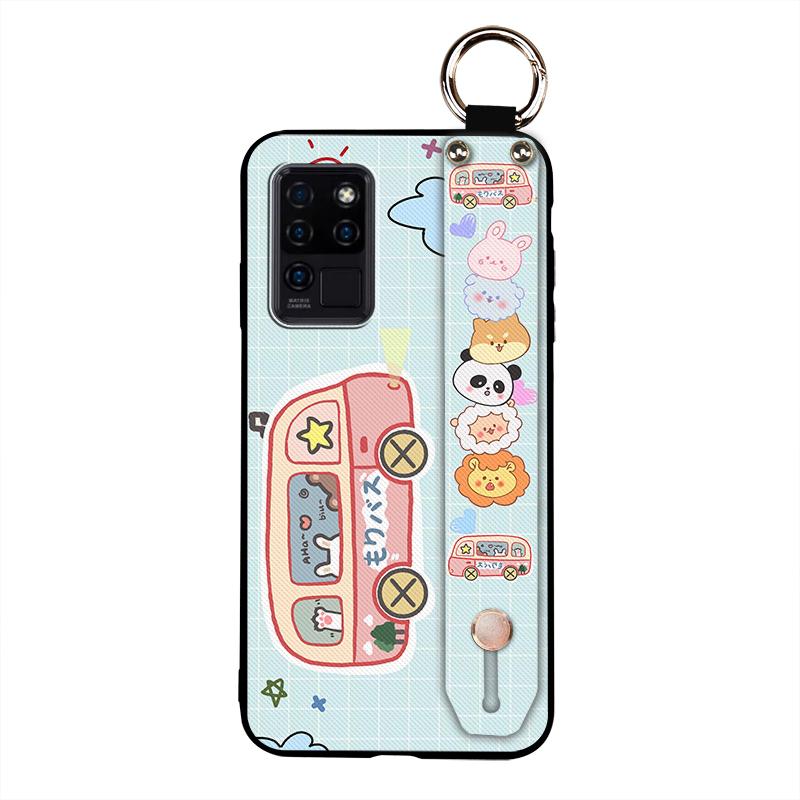 Fashion Design Protective Phone Case For Oukitel C21 Anti-knock Ring Anti-dust Soft Case Cute Cartoon Waterproof Durable