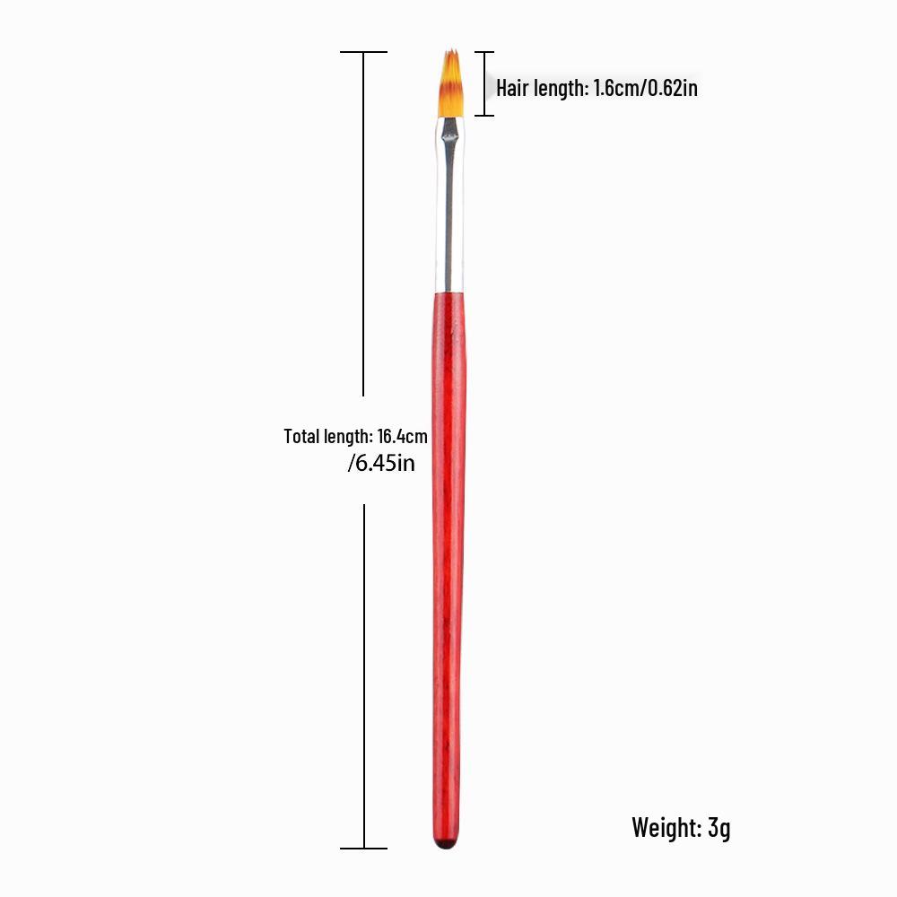

Набор кистей из палисандра с зубчатым кружевом для акварели и граффити